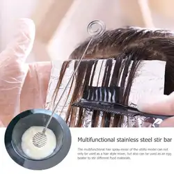 Многофункциональный Нержавеющая сталь крем-краситель взбейте салон для парикмахерских краска взбейте волос Парикмахерская мешалки Уход
