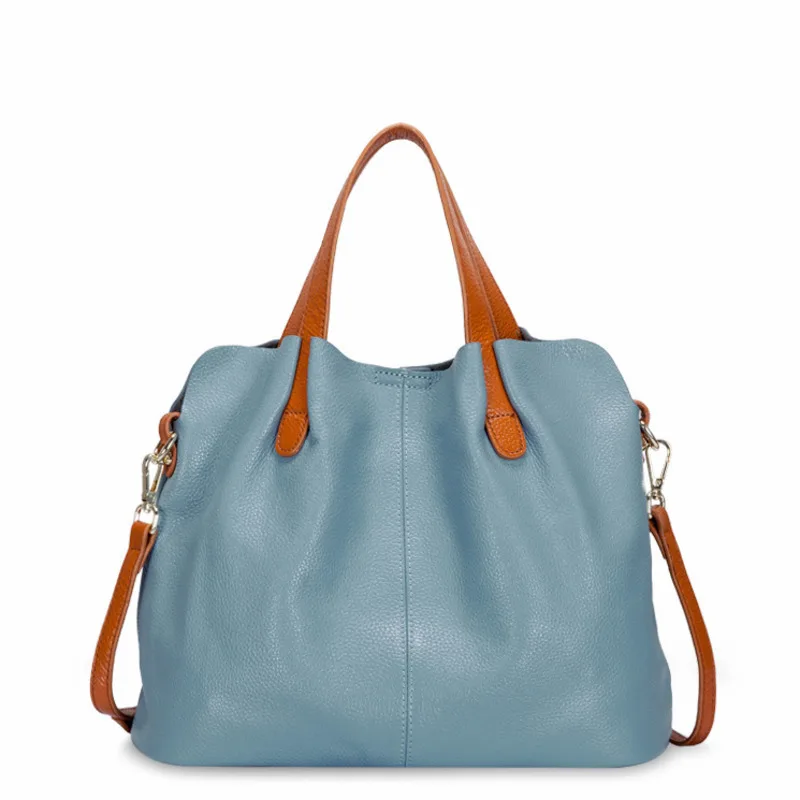 

LANVERA Genuine Leather Bag Ladies Handbag Women Shoulder Bag Women Messenger Bag Female Crossbody Bag Tote Tablets Big 3156