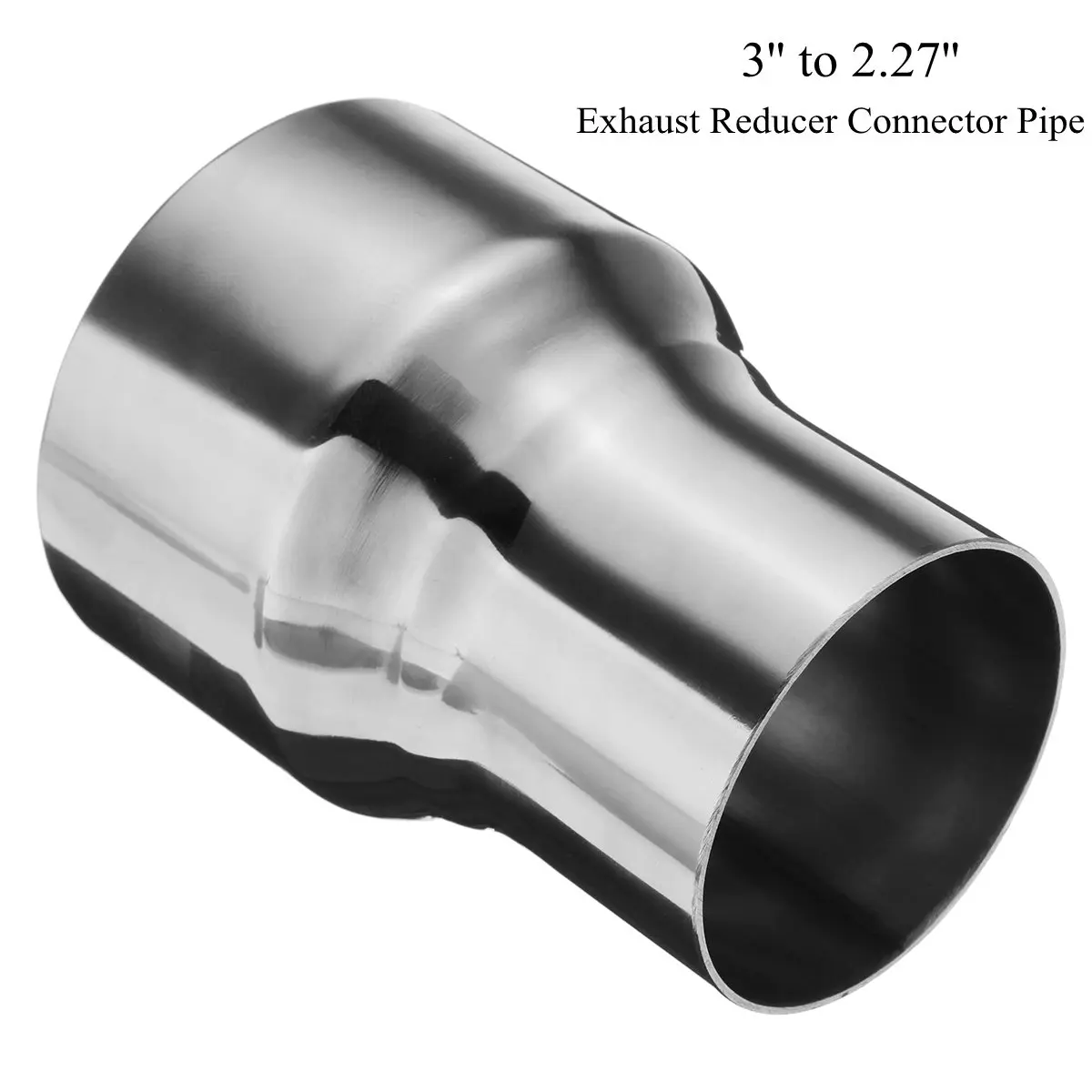 

3'' to 2.27'' Stainless Steel Exhaust Reducer Connector Pipe Tube Joiner Repair 76.2mm to 57.6mm