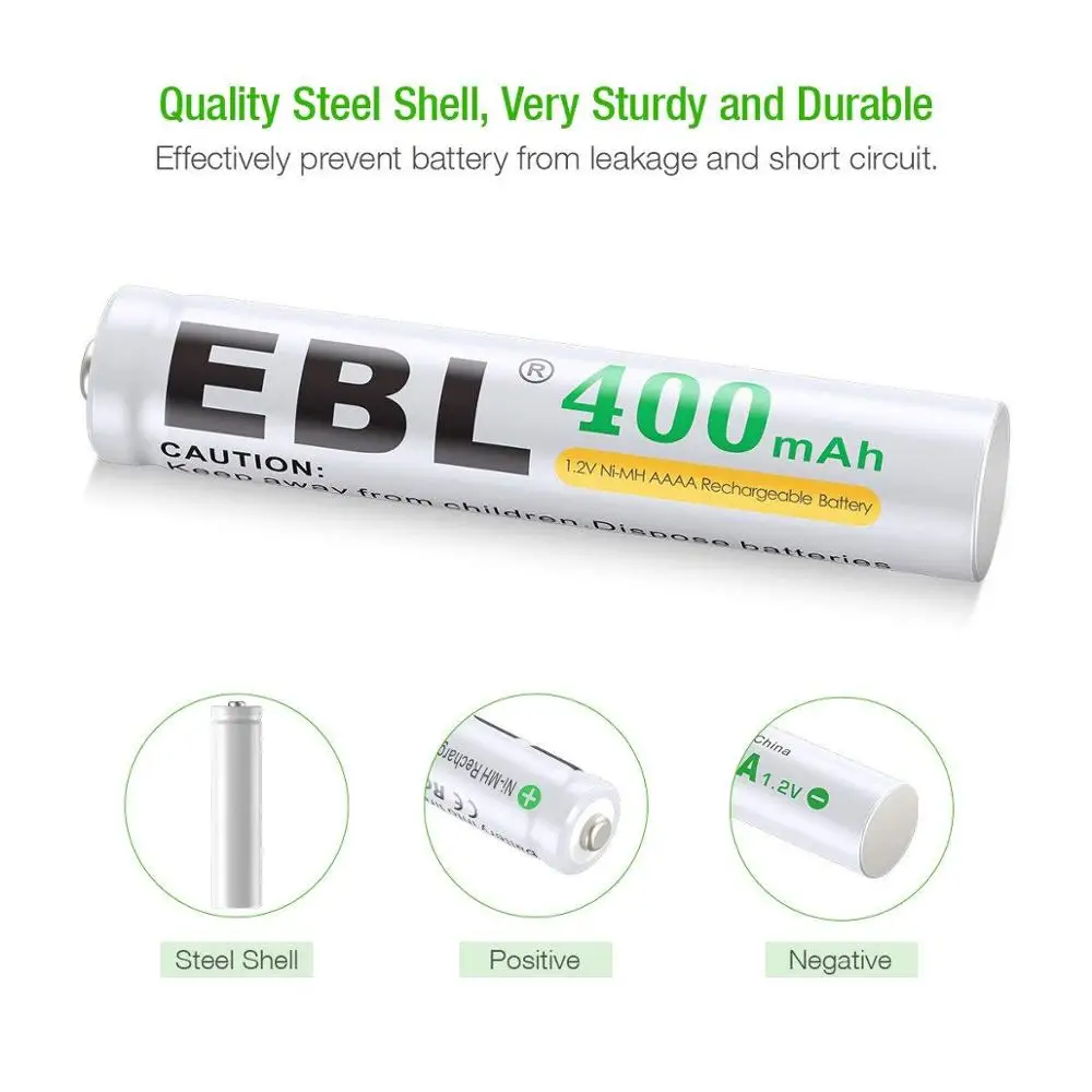 Ebl aa Batteries aa Rechargeable Battery 1 2v Ni Mh 400mah For Surface Pen 4 Pack Rechargeable Batteries Aliexpress