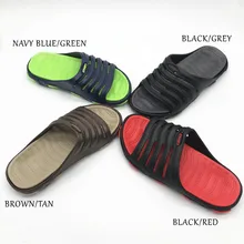 Мужские летние пляжные тапочки мужская обувь Массажная стелька мужские шлепанцы Сабо обувь для мужчин EU40 41 42 43 44 45 US7-9 10 11 12