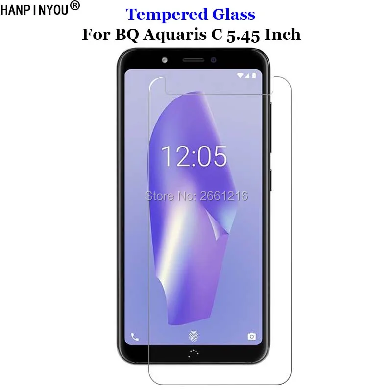 Закаленное стекло 9H 2.5D Premium для BQ Aquaris C 5 45&quot | Мобильные телефоны и аксессуары