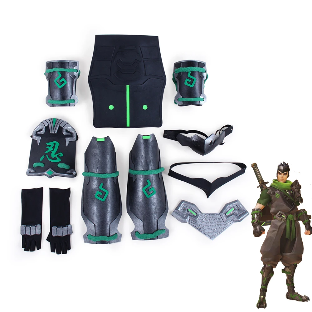 OW Genji Shimada Sparrow Armours EVA Косплей Реквизит|Реквизит для костюмов| |