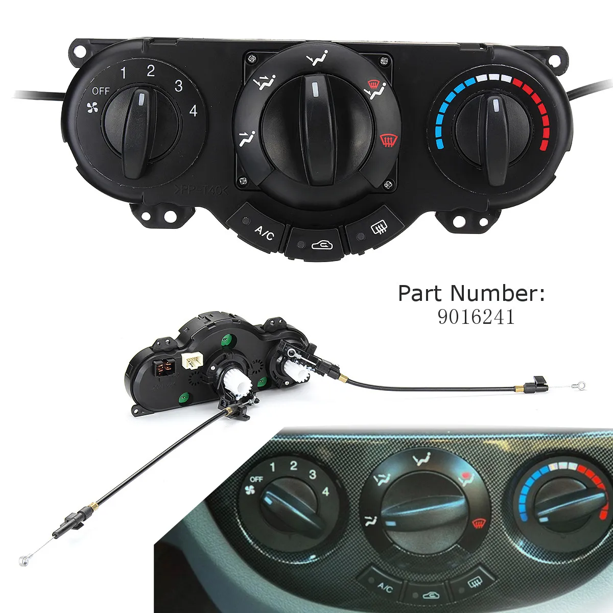 

Car A/C Air Conditioning Heater Panel Climate Control Assembly For Buick Excelle HRV For Chevrolet Lacetti Optra 9016241