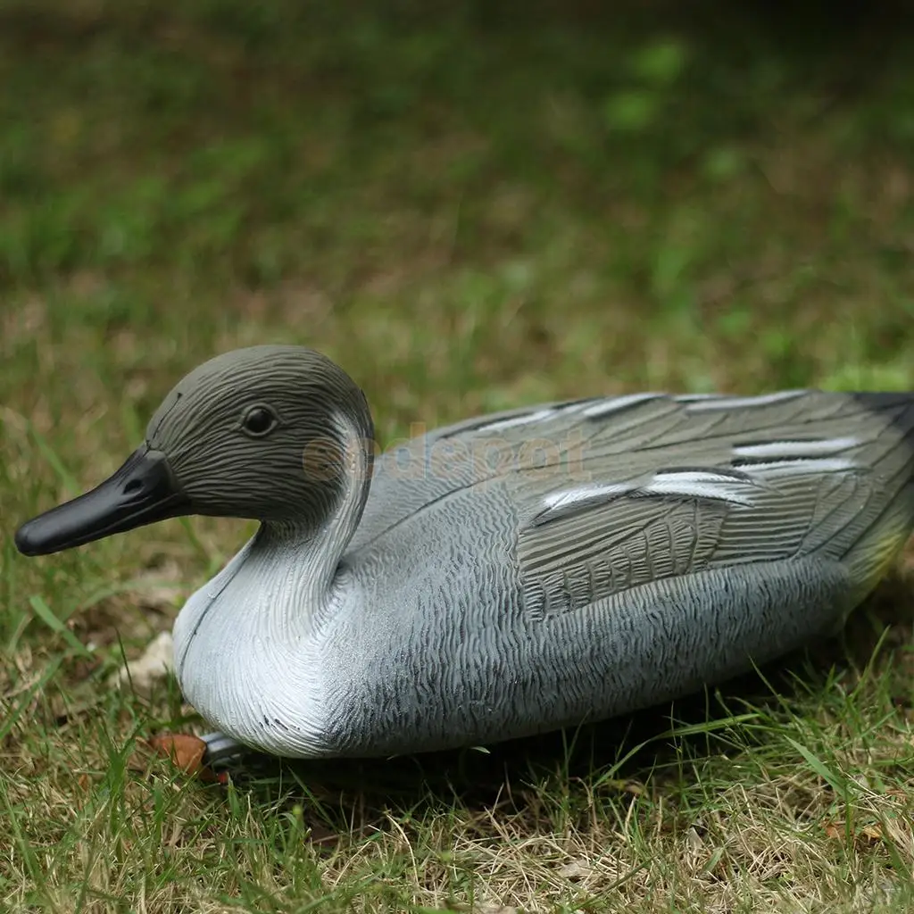 

12 Types Simulation Feathered Male Duck Owl Swan Hawk Garden Decor Toy Against Pests Small Birds Rabbit Garden Yard