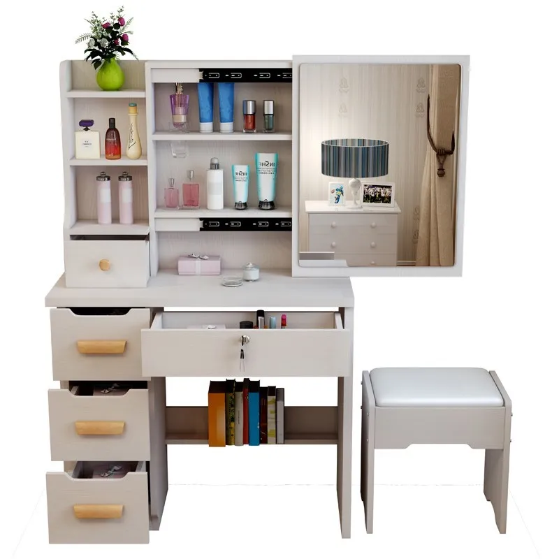 

Mueble Dormitorio Vanity Drawer Dressing Chambre Bedroom Set Tocador De Maquillaje Korean Penteadeira Quarto Table Dresser