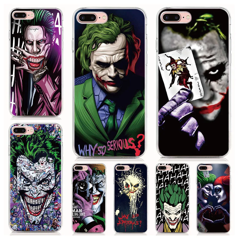 

For Sony Xperia X XZ2 XZ3 XA1 Ultra XA2 Plus XA3 Ultra XZ4 Compact Case Joker Harley Quinn pattern Cover Coque Phone Cases