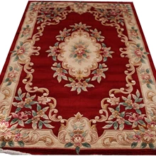 Вискоза французский ковер о машина сделано толстые плюшевые французский коврик «савонри» ковры на заказ красный 510 395 gc85savyg28