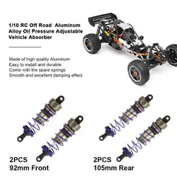 1/10 RC внедорожника противоударную Алюминий сплав масла Давление регулируемые амортизаторы для HSP Redcat Hongnor LRP HPI Hobao
