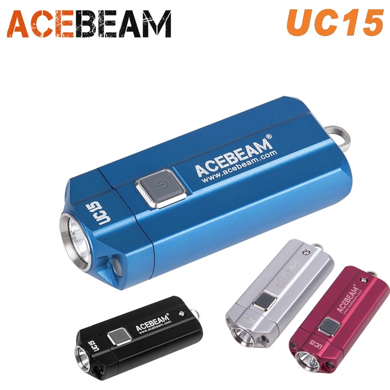 ACEBEAM UC15 EDC фонарь CREE XP L2 XPE2 Nichia СВЕТОДИОДНЫЙ макс. 100 лм дальность луча 107 м с красным