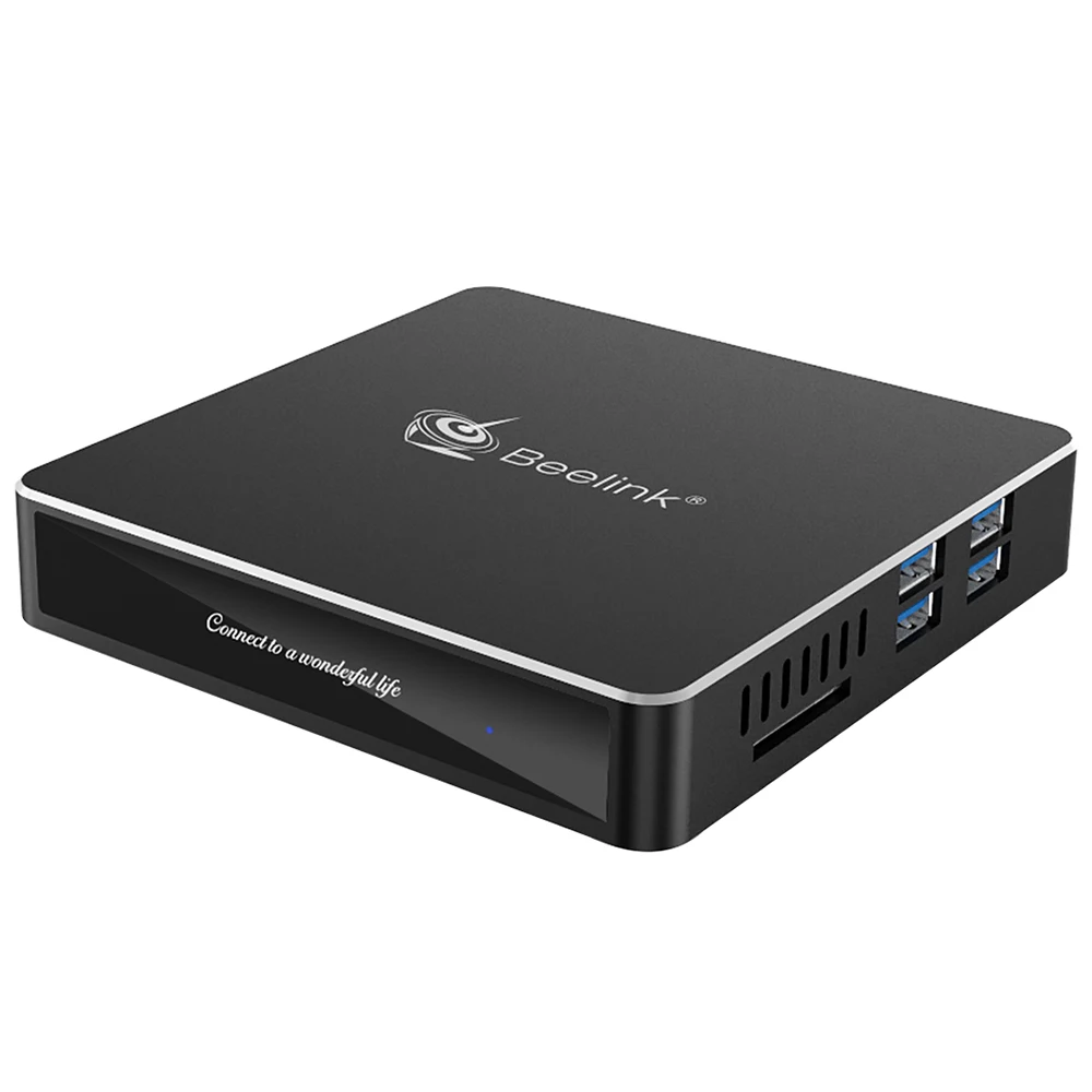 Beelink N41 N4100 Mini PC Близнецы озеро Intel HD Графика 600 4 GB Оперативная память 64 Гб