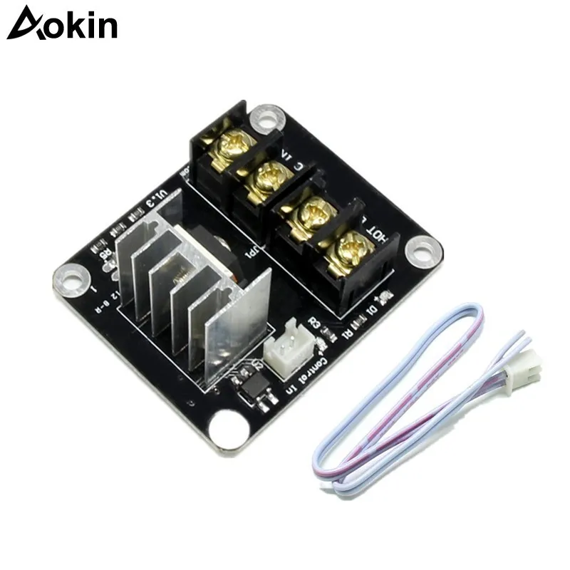 

3D Printer Heated Bed Power Module High Current 20A MOSFET Upgrade RAMPS 1.4 expansion module for 3D printer