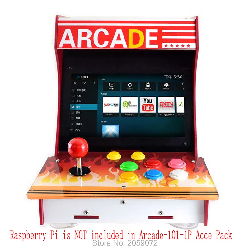 Raspberry Pi игровой Arcade 101 1P набор аксессуаров Аркада не с RPi|Демонстрационные стенды| |