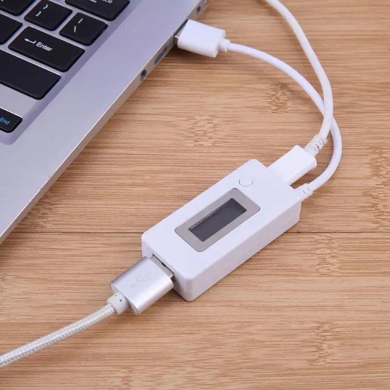 ЖК дисплей USB зарядное устройство мобильный мощность детектор батарея тестер