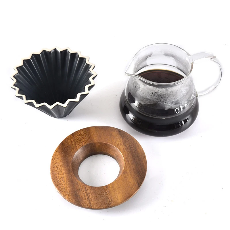 Керамика оригами стиль V60 фильтр чашка кофе капельница 1-2чашки для бариста