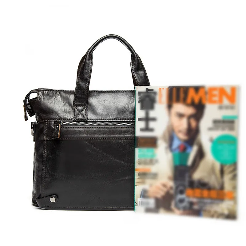 Newest Man Briefcase Bag Computer Bags For Men Genuine Leather Handbag Male Briefcases Messenger Sac Homme Bandolera Hombre 2020