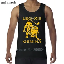Legio Xiii Gemina распашонка со львом милый дизайнерский мужской узор майки для мужчин спортивная одежда Хлопок Весна Anlarach здание