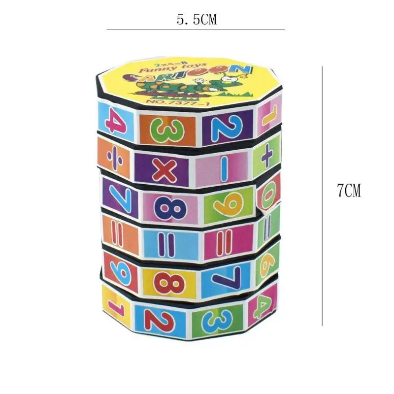 Kids math toy Plastic Digital Magic Math Calculation Training Toy for Child Plastic Digital puzzle Game Mathematic Education Toy