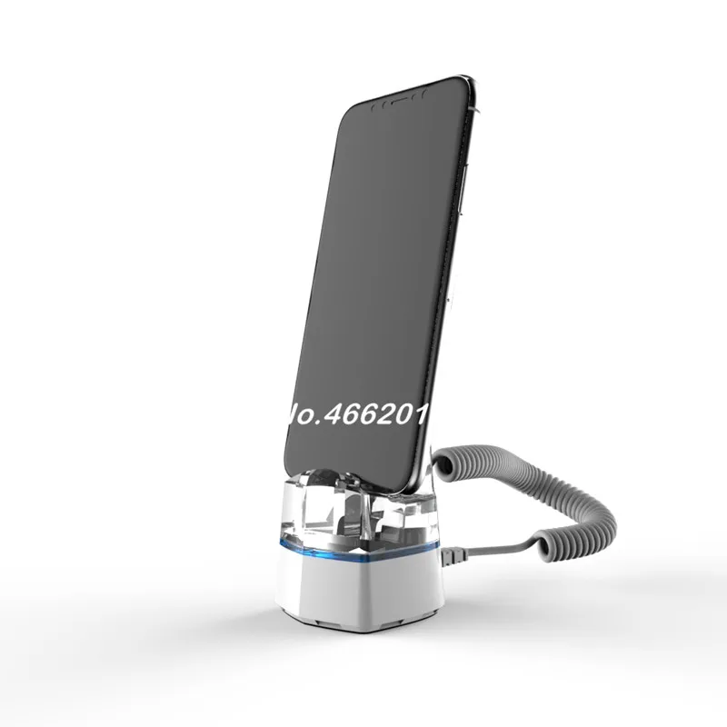 

6 pcs/lot China mobile phone security display cell phone security display holder with alarm with charging function