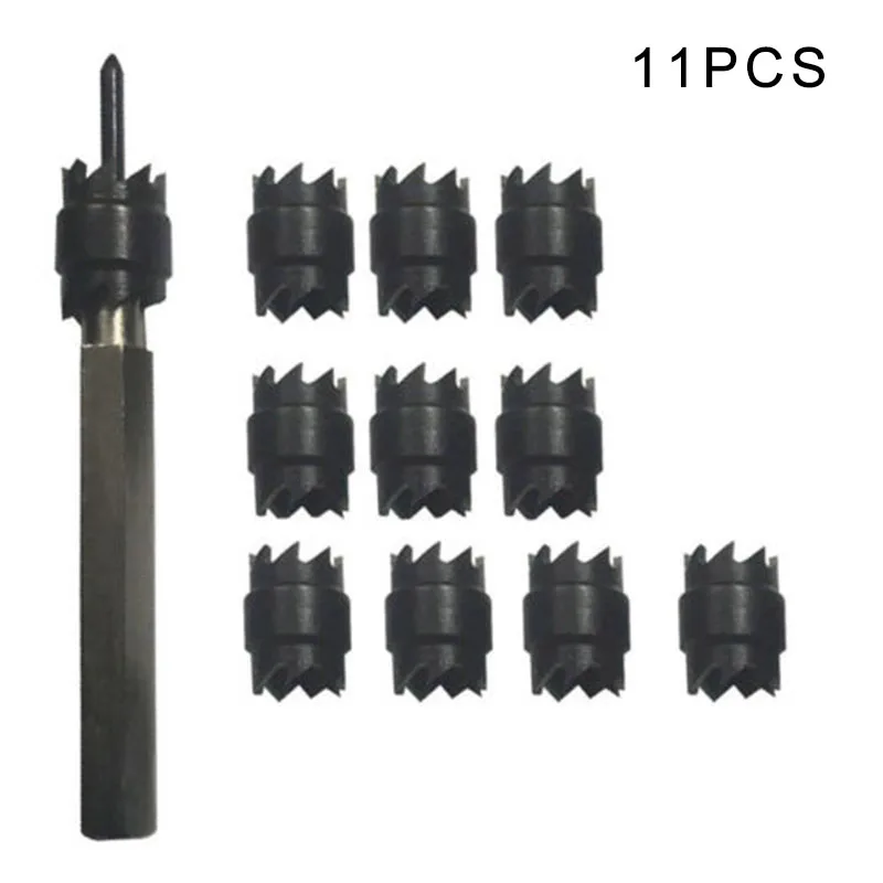 

11pcs Double Sided 5/16" Spot Weld Cutter HSS Drill Bit Remover Welder Cut Tool
