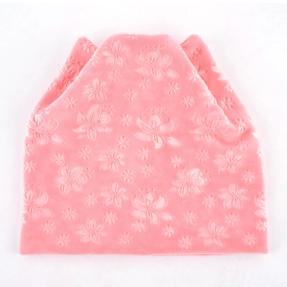 Новые зимние Для женщин шляпа унисекс сапоги высотой выше колена Вязание шапочка с украшением в виде кошачьих ушек; цветочный принт; Кепка, теплая зимняя Лыжная шапка капот головные уборы