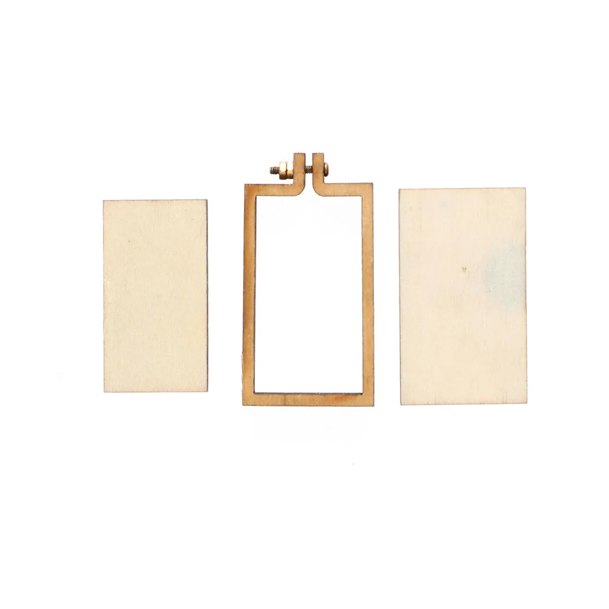 

Rectangle Mini Embroidery Hoop Frame Wooden Cross Stitch Hoop Ring DIY Crafts Embroidery Hoops
