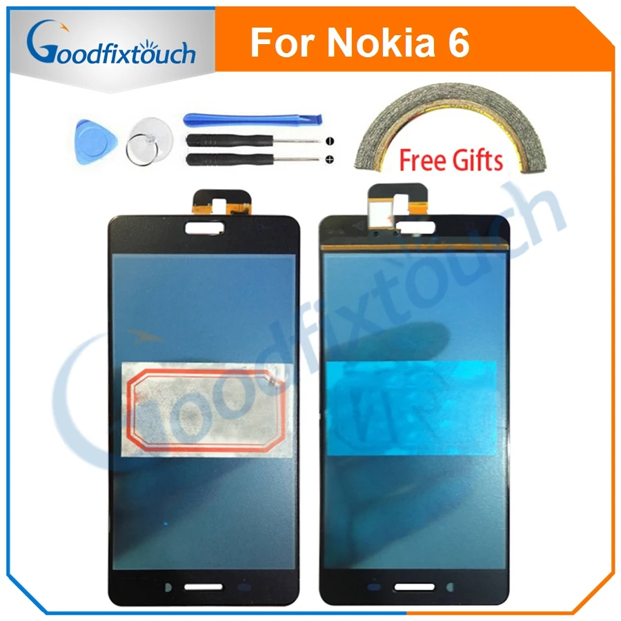 Сенсорный экран для Nokia 6 панель сенсорный переднее стекло запасные части