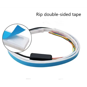

Car LED light tail trim strip sticker for subaru forester honda fit mitsubishi lancer 9 kia sorento nissan x-trail t32
