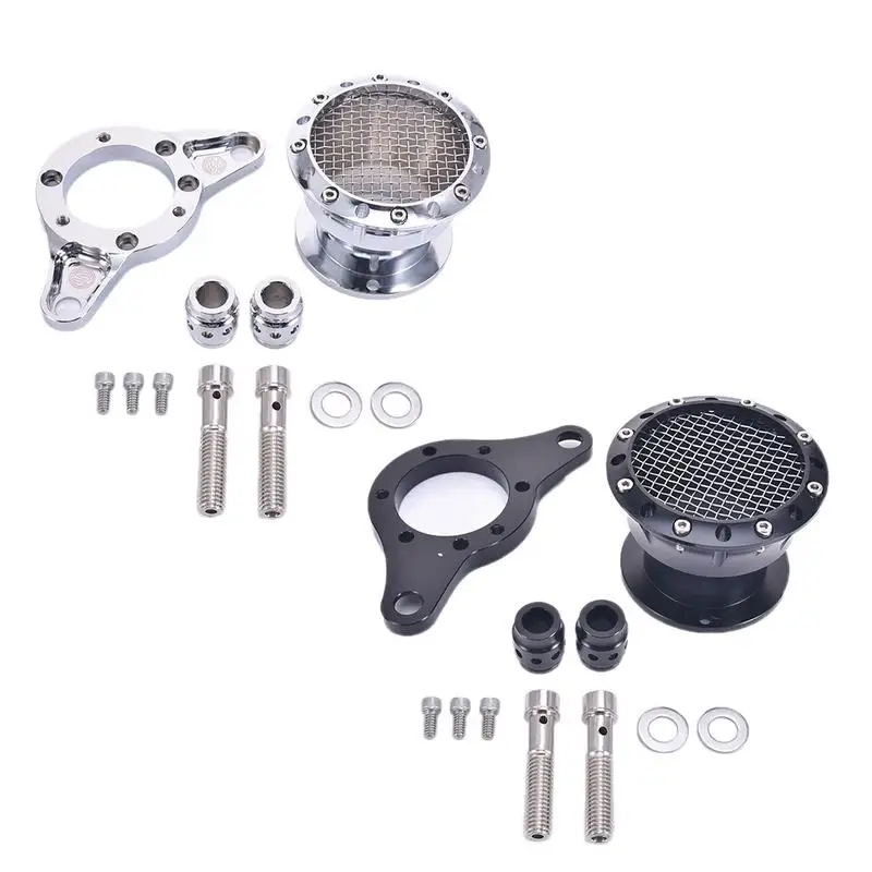 

Universal Motorcycle Velocity Stack Air Cleaner Intake Filter CNC Aluminum For Harley Sportster 883 1200 XL 48 2004-U