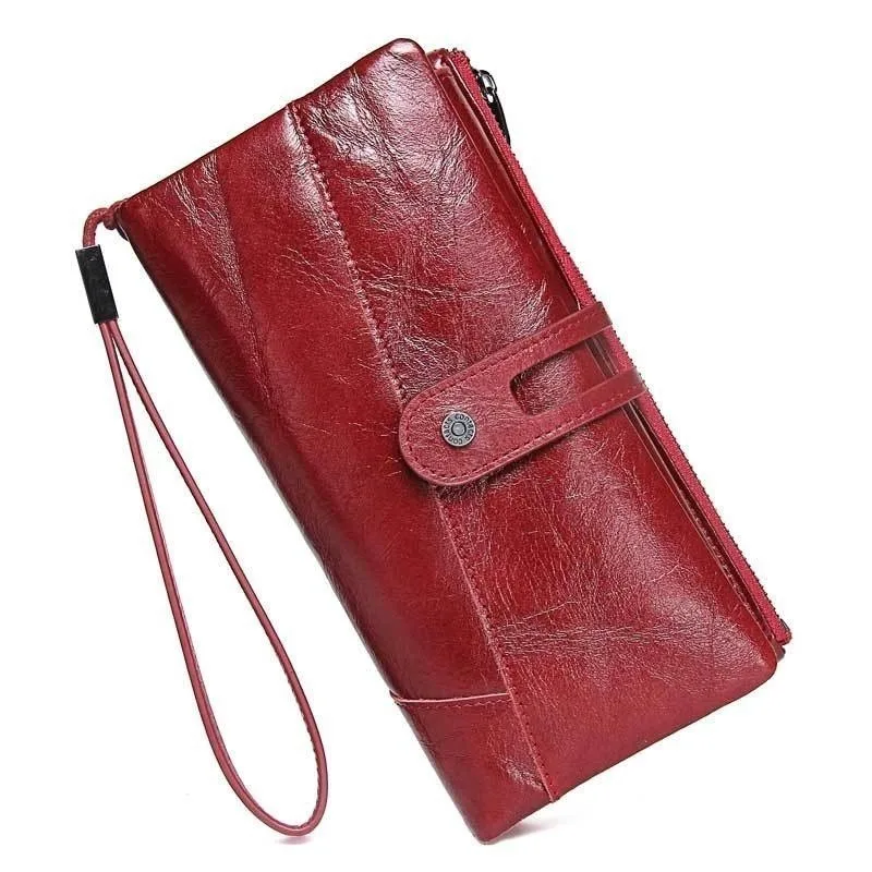 

Wallet Female Purse Clutch Bag Women Long Wallet Female For Coins Wallet Cow Leather Women Wallets Zipper Purses Portefeuille