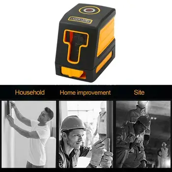 

Mini Laser Level 2 Red Cross Lines IP54 Lazer Nivel Leveling Diagnostic Tool Lazer Level Lasers Horizontal Projector