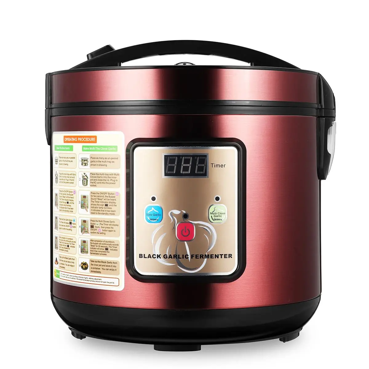 Automatic Garlic Fermenter 5L Ferment Box Black Garlic Drying Function Home Kitchen Appliances Automatic Garlic Fermenter 5L Ferment Box Black Garlic Drying Function Home Kitchen Appliances