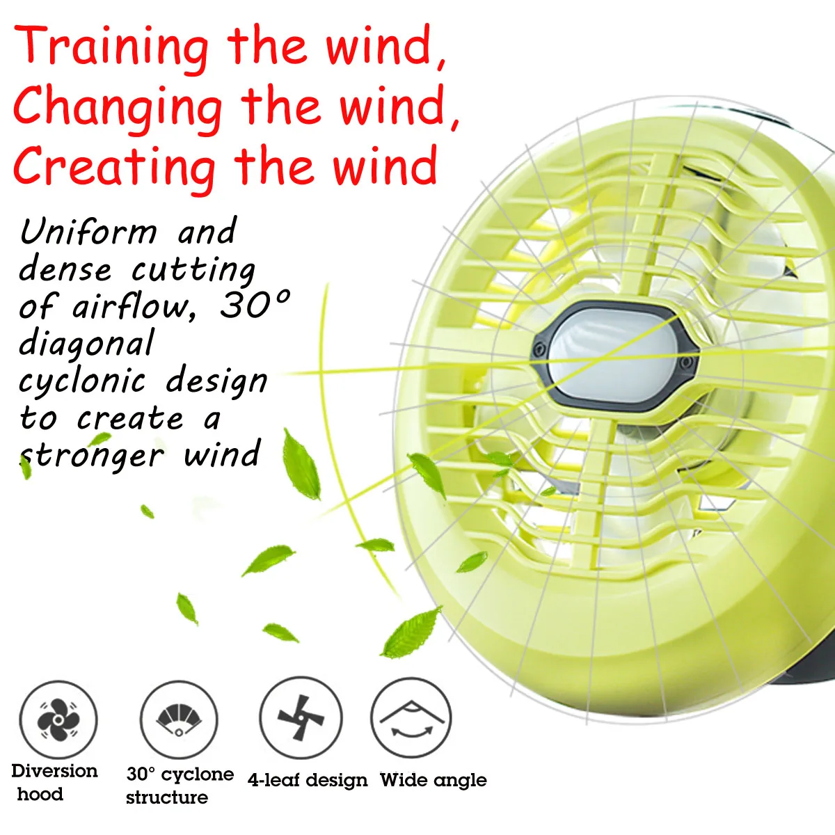 Новый Зеленый DT 7199 мини настольный вентилятор клип подвесной 5V 4 5 W Третья
