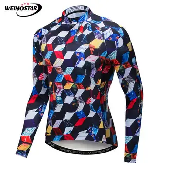 

Men's Pro Autumn Cycling Jersey Longt Sleeve Bicycle Jersey Maillot Ciclismo Road MTB Bike Cycling Clothing Uniform Cycling Wear