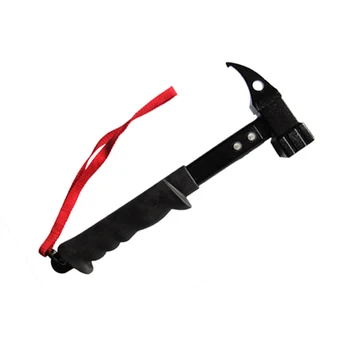

ShineTrip Multifunctional Cast Steel Hammer Outdoor Camping Hiking tent Pegs nail Hammer Puller Tools