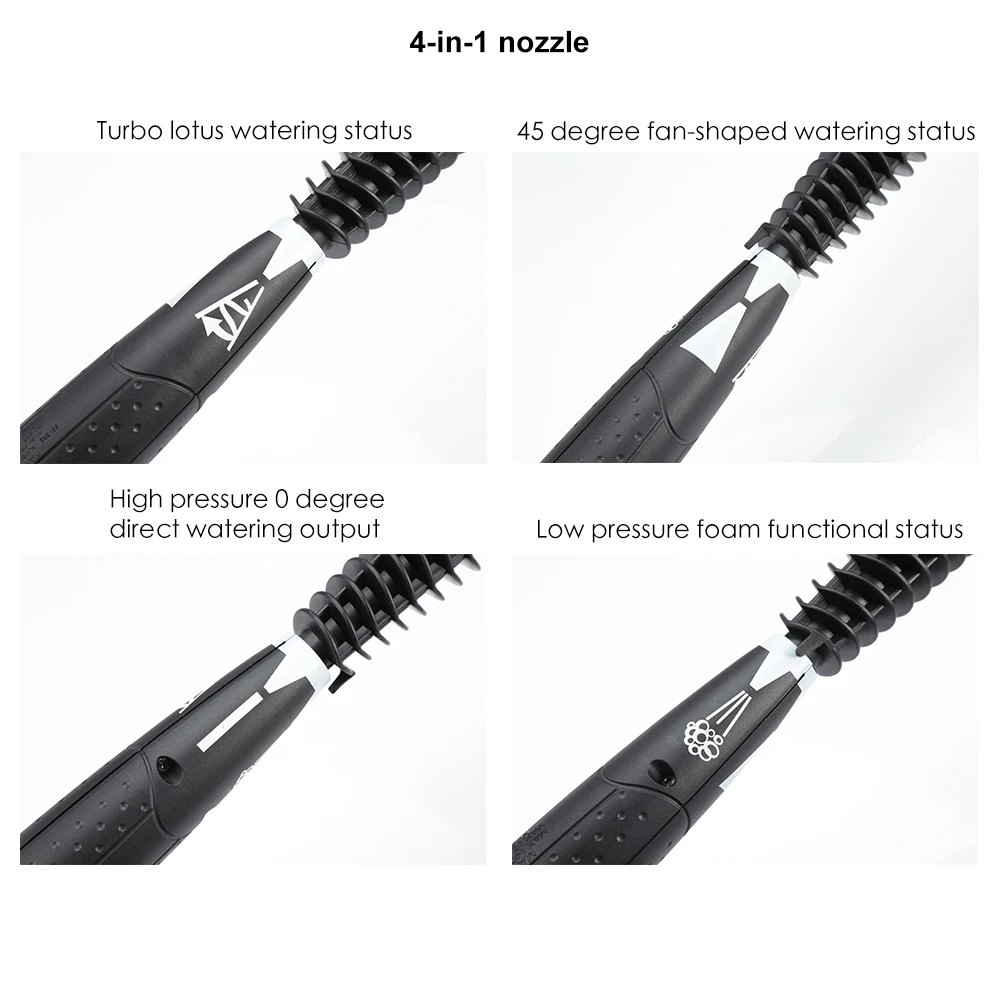 Zeepin Car Washer Jet Nozzle 4 In 1 Adjustable Jet Lance For Karcher K2 K3 K4 K5 K6 K7 High Pressure Wash Foam Gun Replacepart Zeepin Car Washer Jet Nozzle 4 In 1 Adjustable Jet Lance For Karcher K2 K3 K4 K5 K6 K7 High Pressure Wash Foam Gun Replacepart