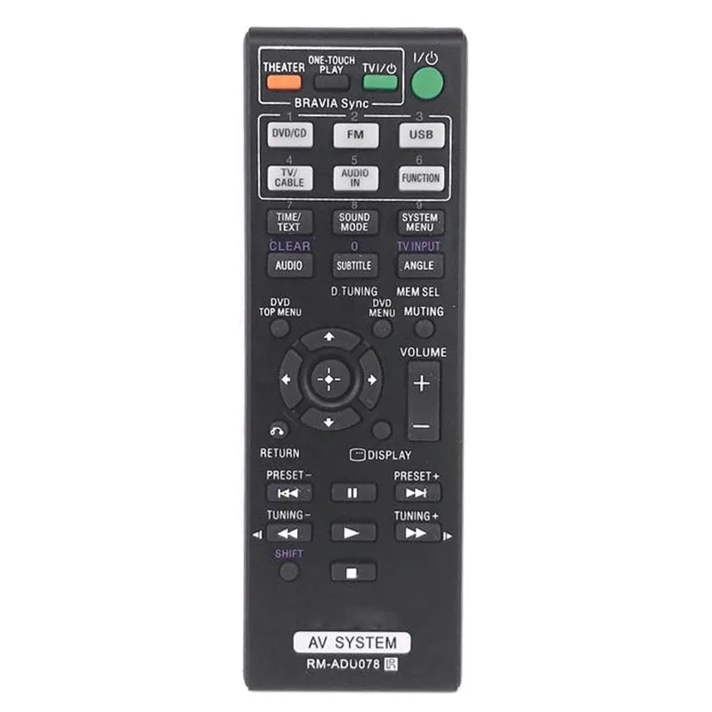 Новинка для Sony RM-ADU078 аудио/видео пульт дистанционного управления DAVDZ170 DAVDZ175 HBDDZ171 |