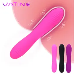 VATINE G-spot массаж секс-игрушки для женщин мощный Вибрирующая Вагина клитор стимуляция Женский мастурбатор Дилдо Вибратор 7 скоростей