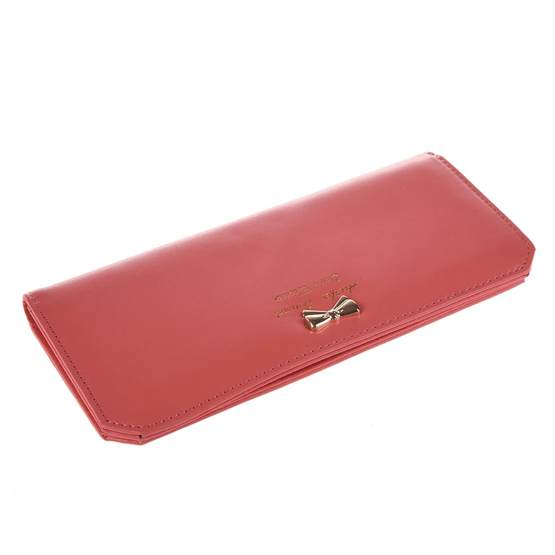 

Lady Slim Faux Leather Long Wallet Card Purse Bag