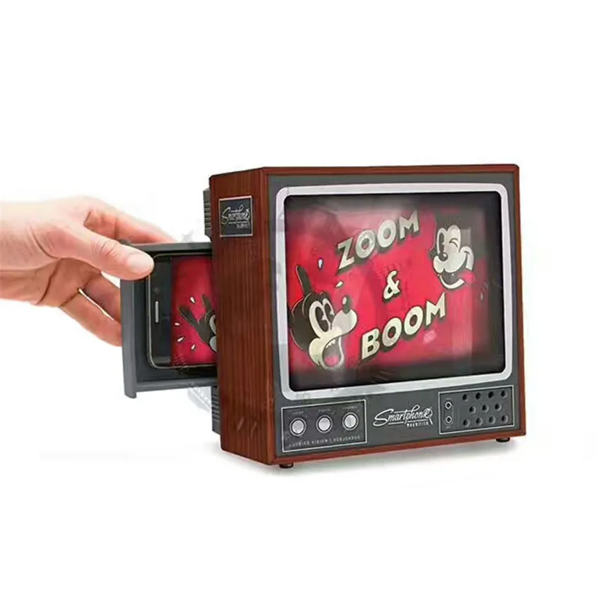 Экран мобильного телефона Складная лупа увеличенный расширитель телефон проектор видео усилитель DIY ретро картон ТВ набор приколы игрушка