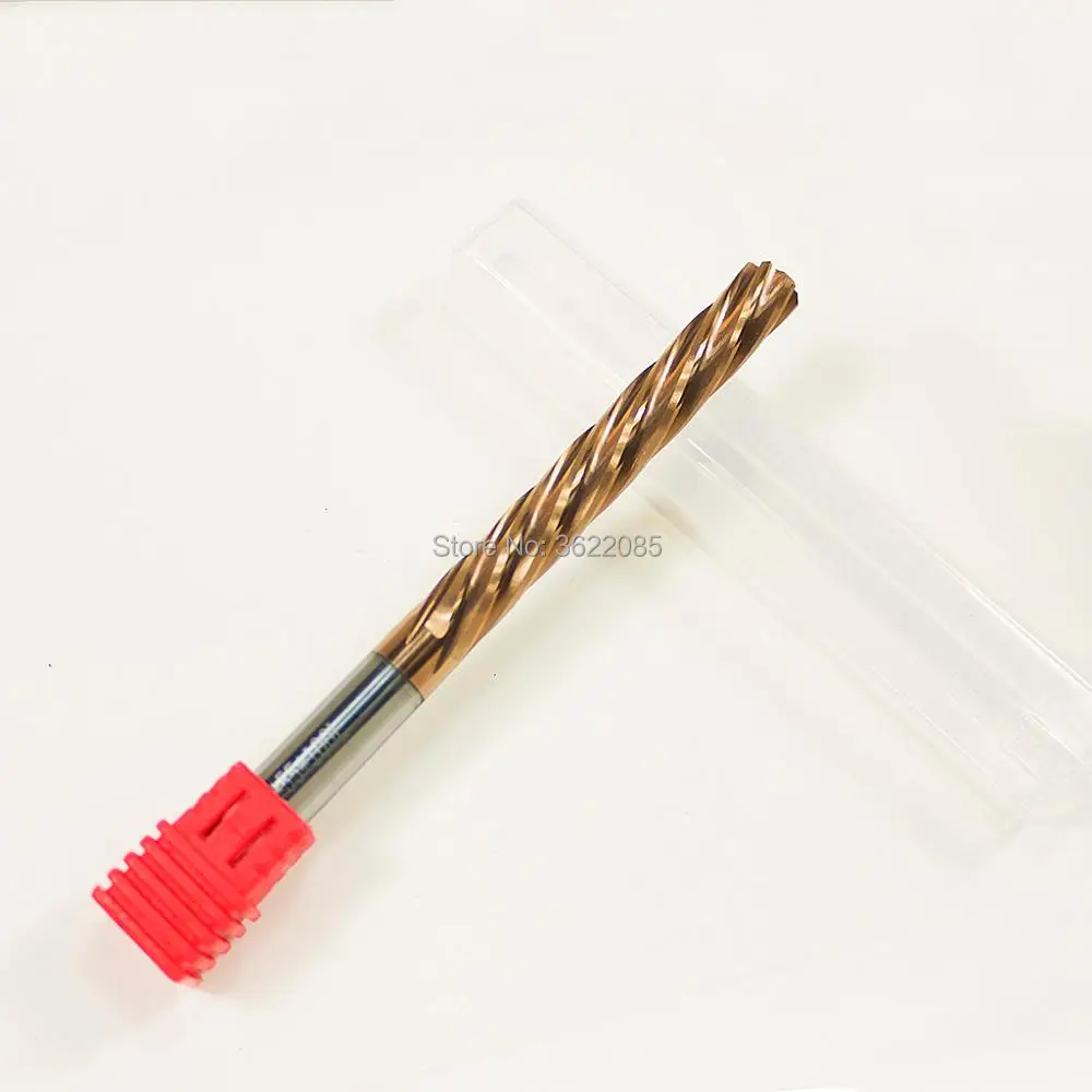 KLOT HRC60 TiCN Coated Solid Carbide Chucking Machine Reamer 2 2.5 3 4 4.5 5 5.5 6 6.5 7 7.5 8 9 10 11 12mm H7 Spiral Flute 3
