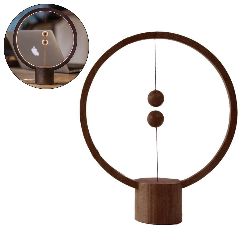 

Magnetic USB Powered Eye-Care Night Light Ellipse Mid-Air Switch Balance LED Table Lamp For Kids