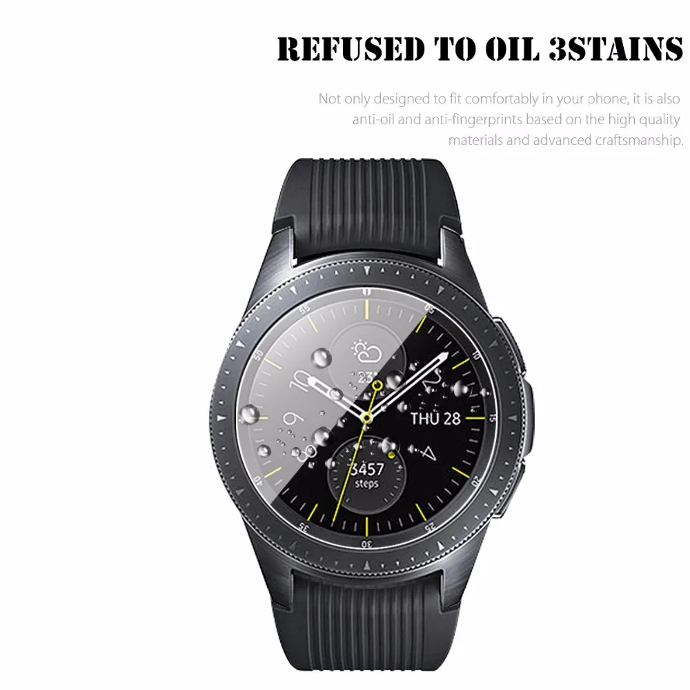 Закаленное стекло для Samsung Galaxy Watch 42 мм 46 защитная пленка экрана Защитное часов