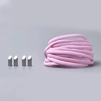 

1Pair 105cm Unisex Semi-circular Flat No Tied Lazy Long Shoelaces For Sneakers Elastic Cords Men Women's Sport Shoe Laces String