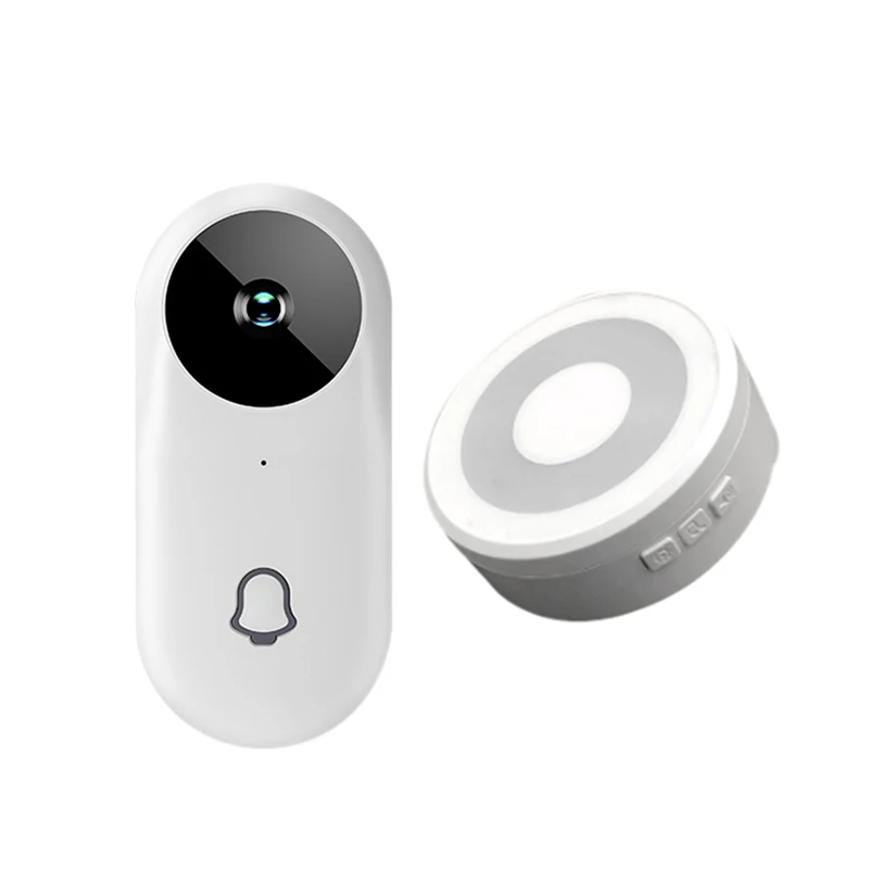 Hd 960 P умный Wifi дверной звонок с приемником беспроводной безопасности визуальная запись системы селекторной связи Видео дверной телефон