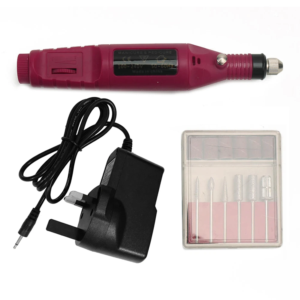 

UK Plug Multi-Color Grinding Machine Pen Mini Electric Sander Sanding Machine Gundam Nail Polishing Tools