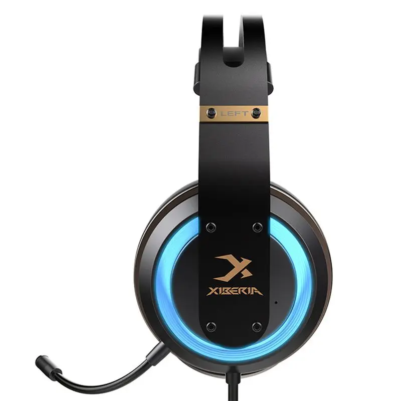  Xiberia T19 Pc Gamer Headset Usb 3D Surround Sound Gaming Headphones With Active Noise-Cancelling M