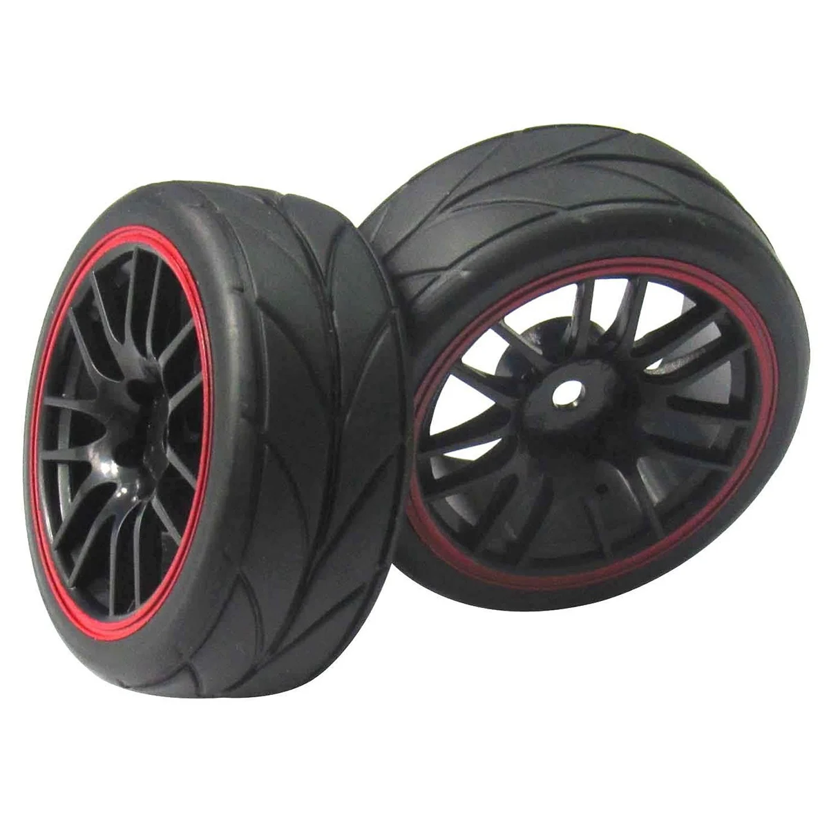 4 шт. 12 мм Ступица колеса диски и резиновые шины для RC 1/10 на дороге Touring Drift Car R|Шины|