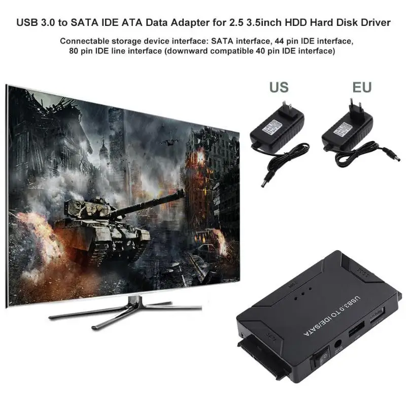 3 в 1 USB 0 для SATA IDE ATA адаптер данных ПК ноутбука 2 5 3.5in HDD жесткий диск драйвер