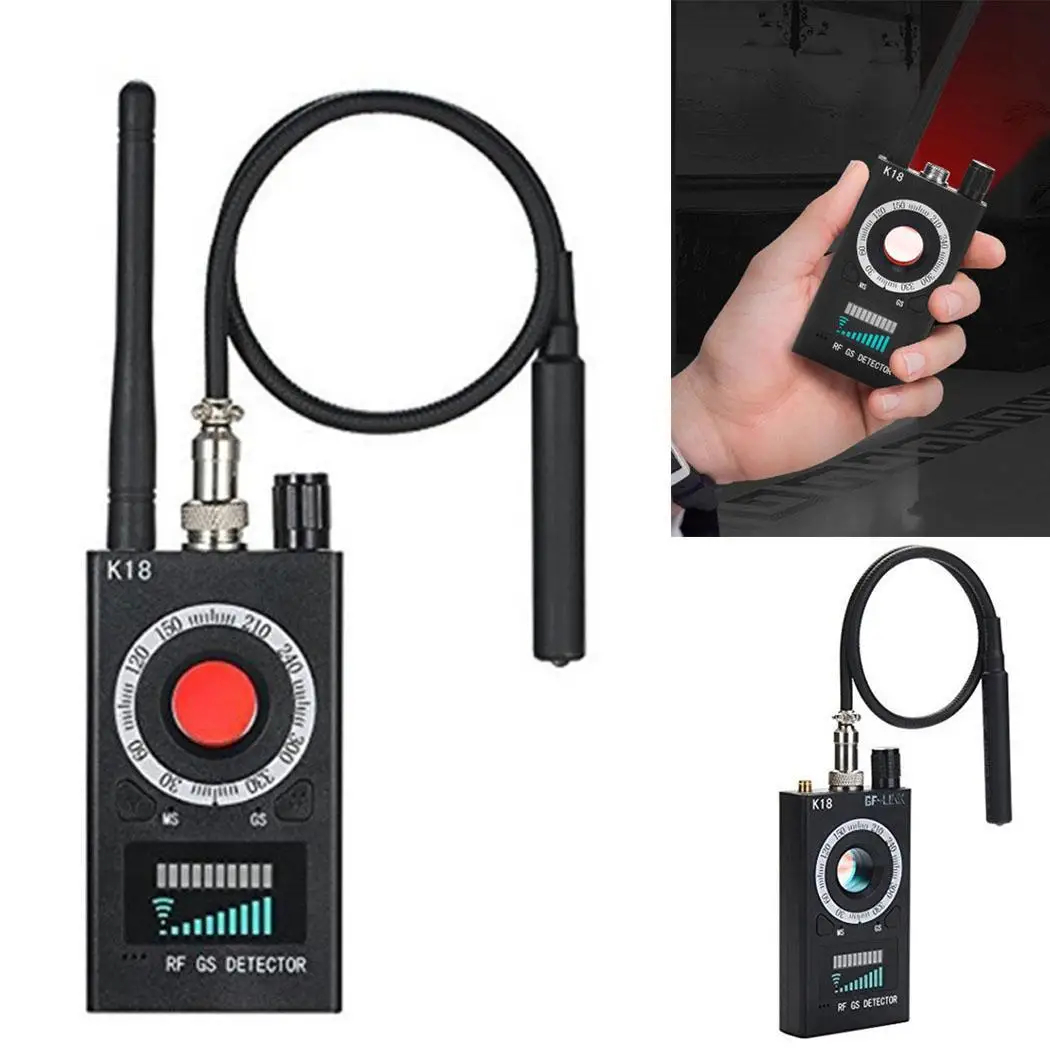 

GSM Camera Detector GPS Signal Anti Candid Camera Detector Microphone Red LED integrated RF General Lens Tracker